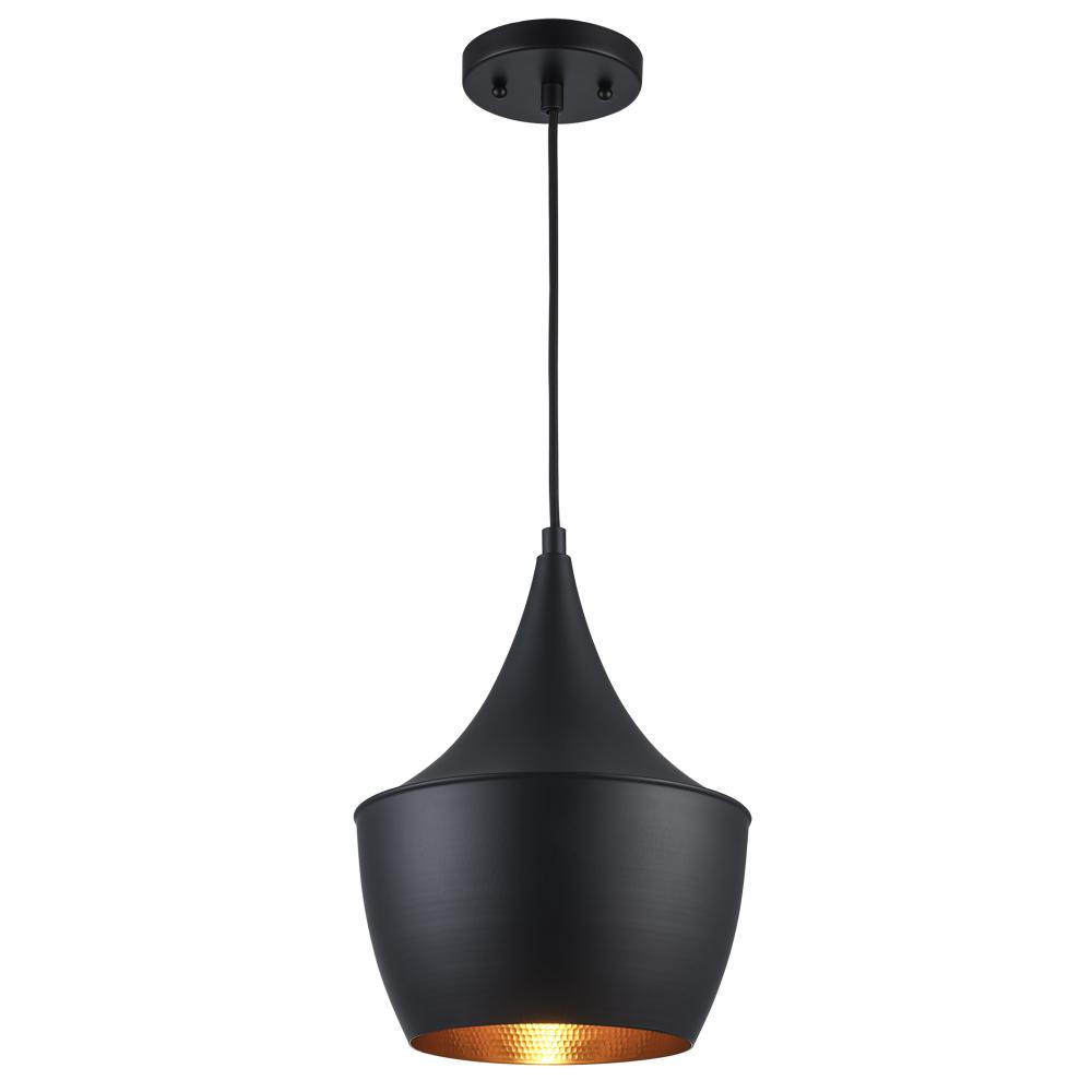 1LT PENDANT-9.5" METAL SHADE-B